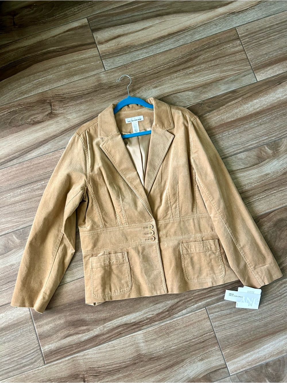 NWT XXL Jones New York Sport Camel Blazer Jacket